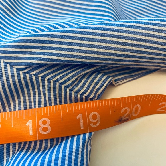 Zara Woman Blue and Black Embroidered Button Down Shirt - Picture 7 of 8